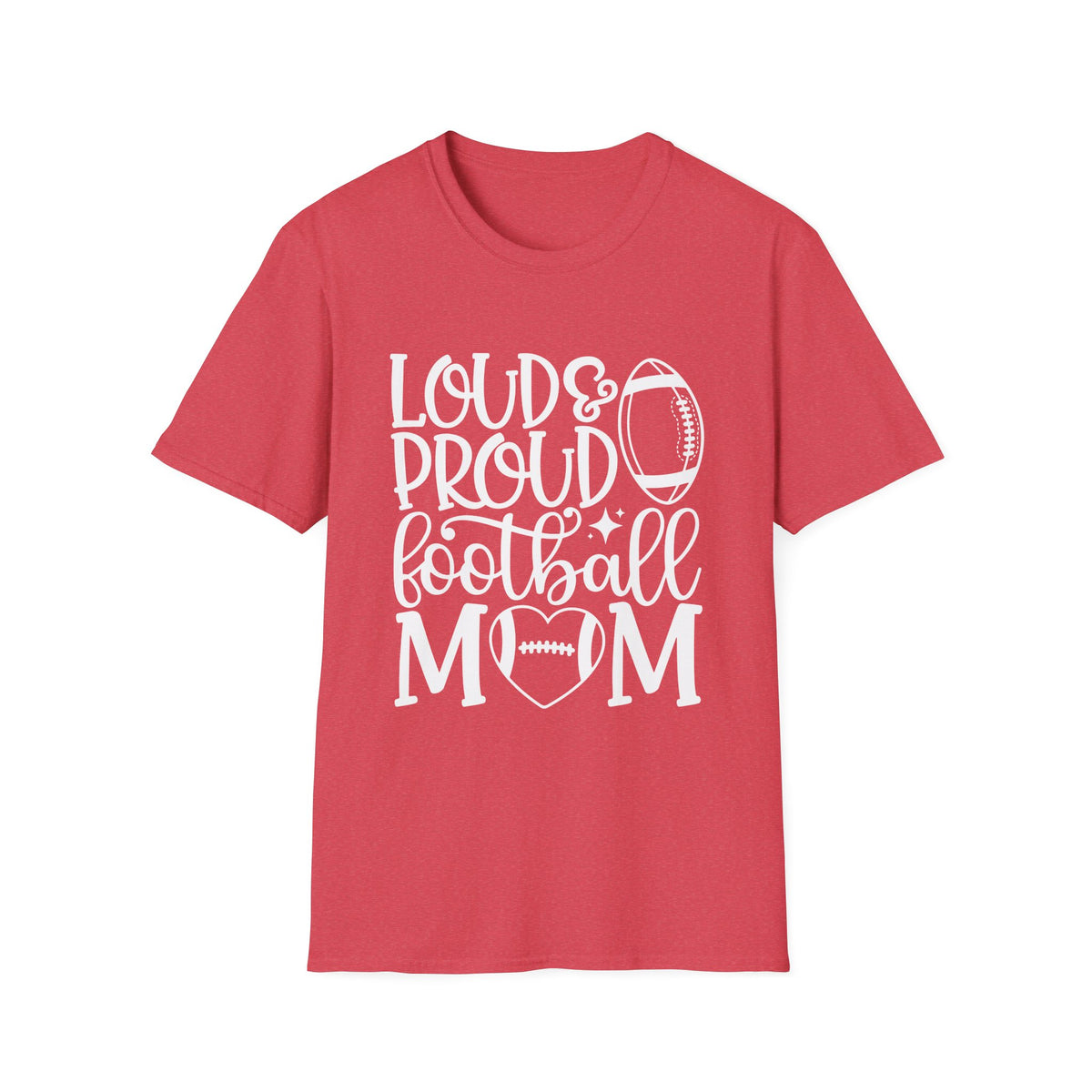 Loud & Proud Football Mom Tee