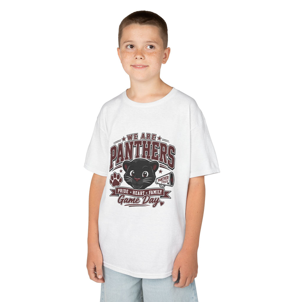 Panthers Pride, Heart & Family Kids Tee