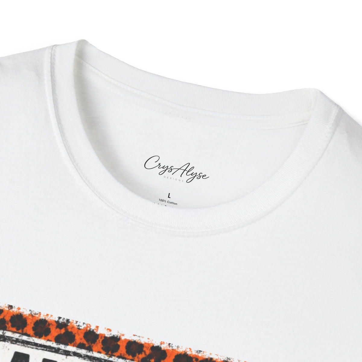 We Wear Orange & Black Spirit Tee