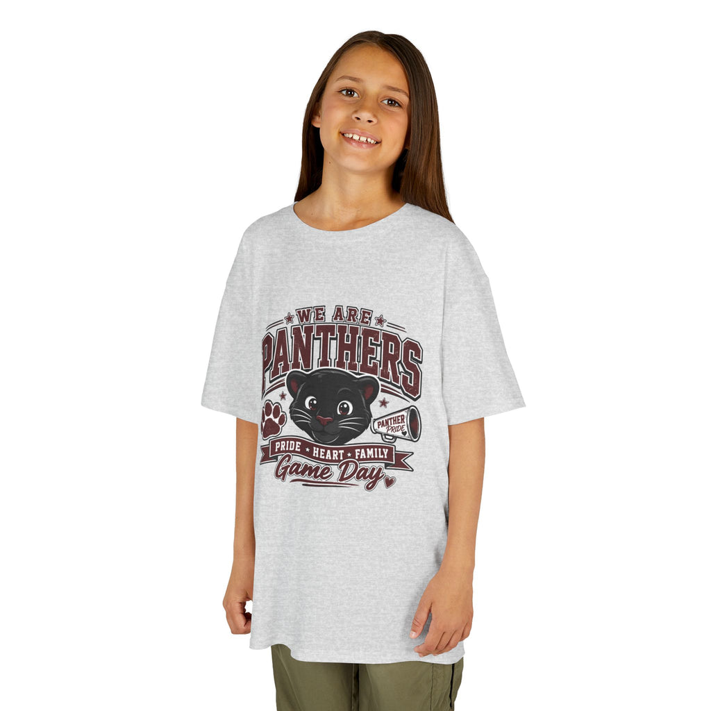 Panthers Pride, Heart & Family Kids Tee