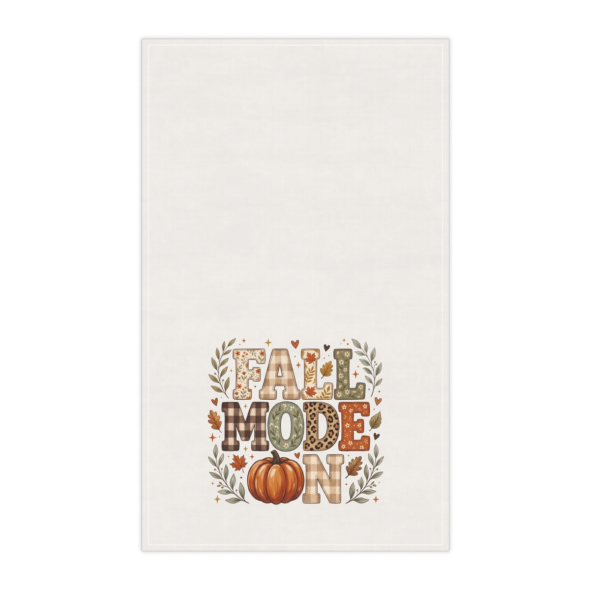 Fall Mode On Tea Towel